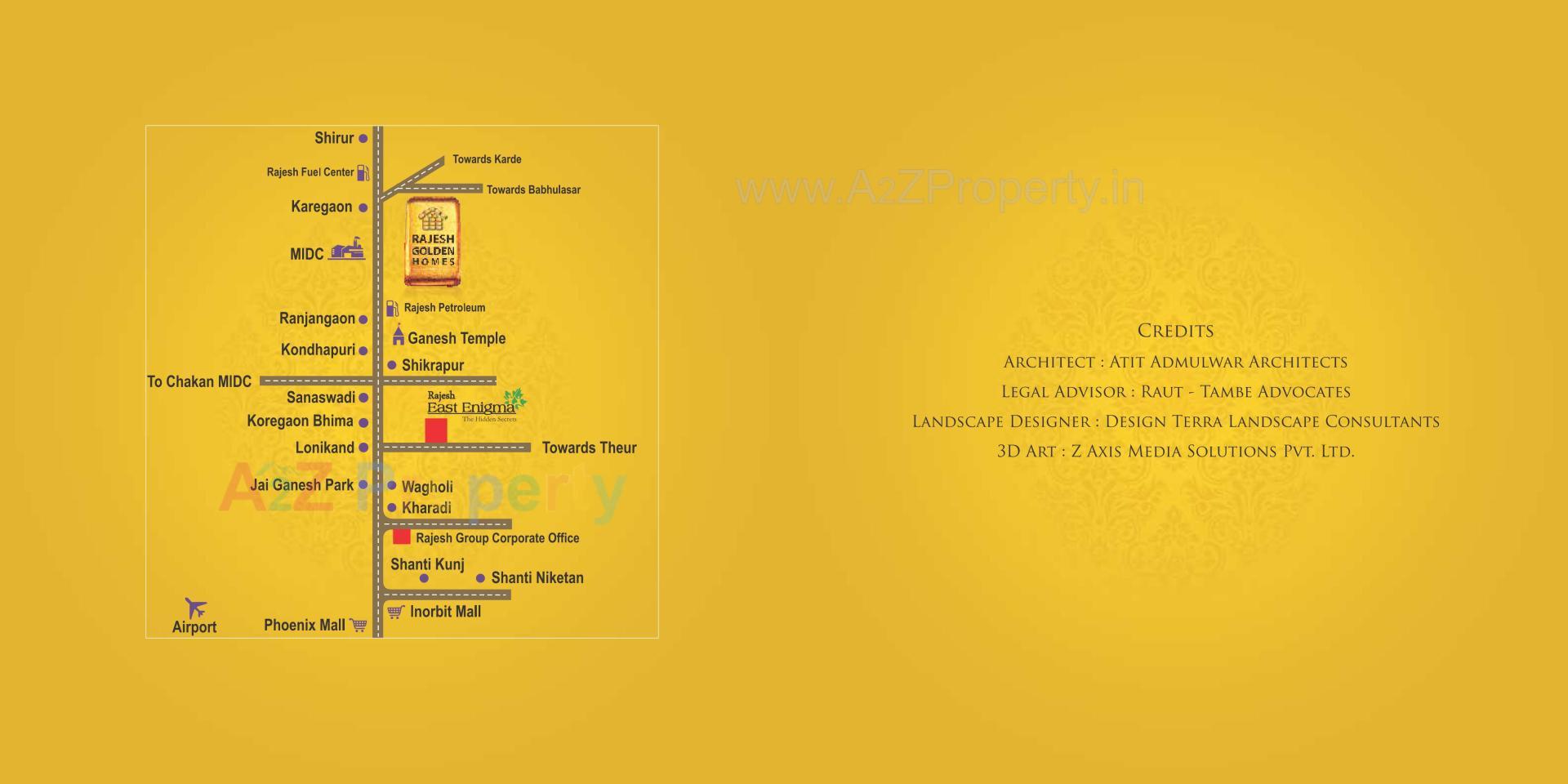  of real estate project Rajesh Golden Homes located at Karegaon, Pune, Maharashtra