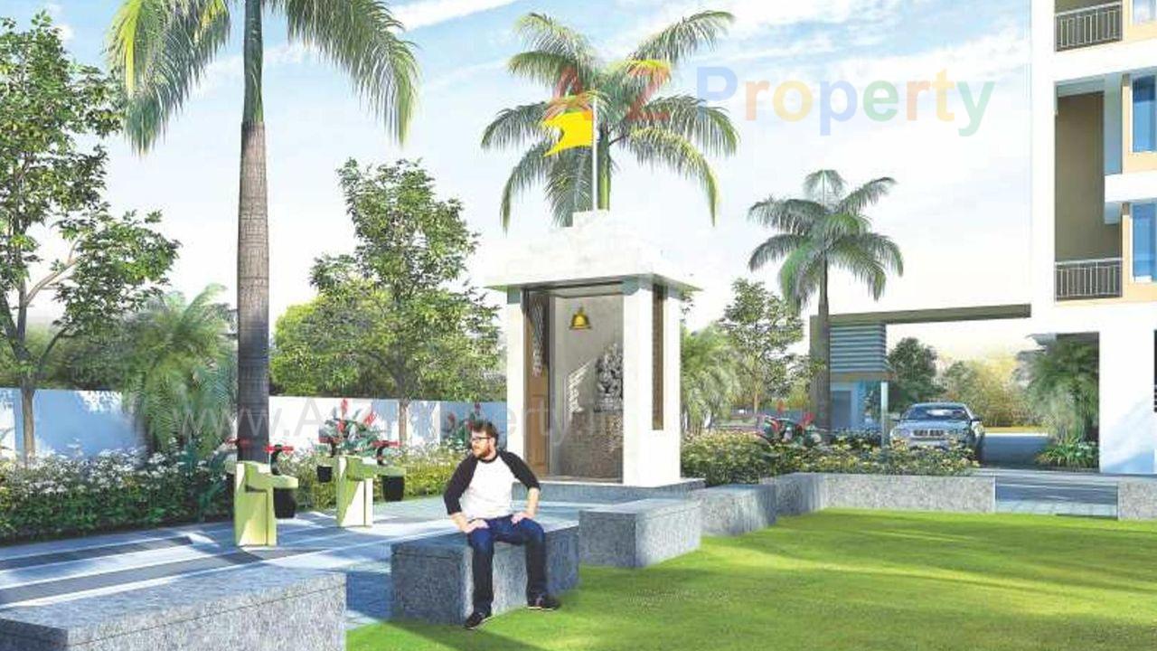 3D Elevation of real estate project Rajesh Golden Homes located at Karegaon, Pune, Maharashtra