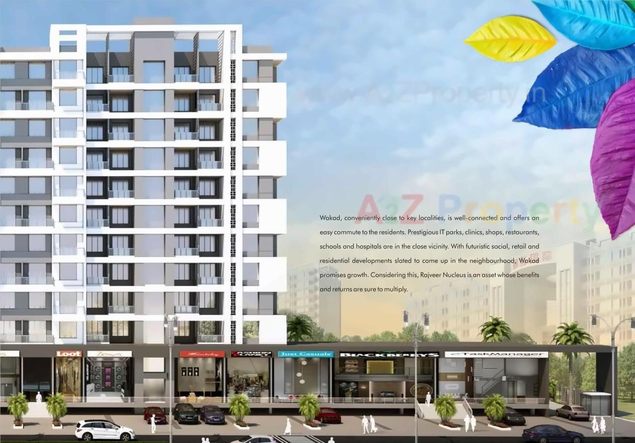3D Elevation of real estate project Rajveer Nucleus located at Wakad, Pune, Maharashtra
