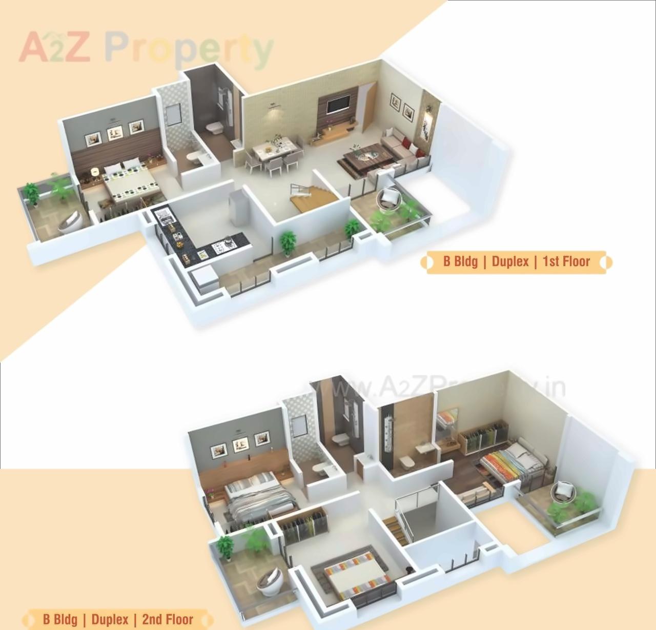 Layout of real estate project Ram Srushti located at Pimpri-chinchawad-m-corp, Pune, Maharashtra