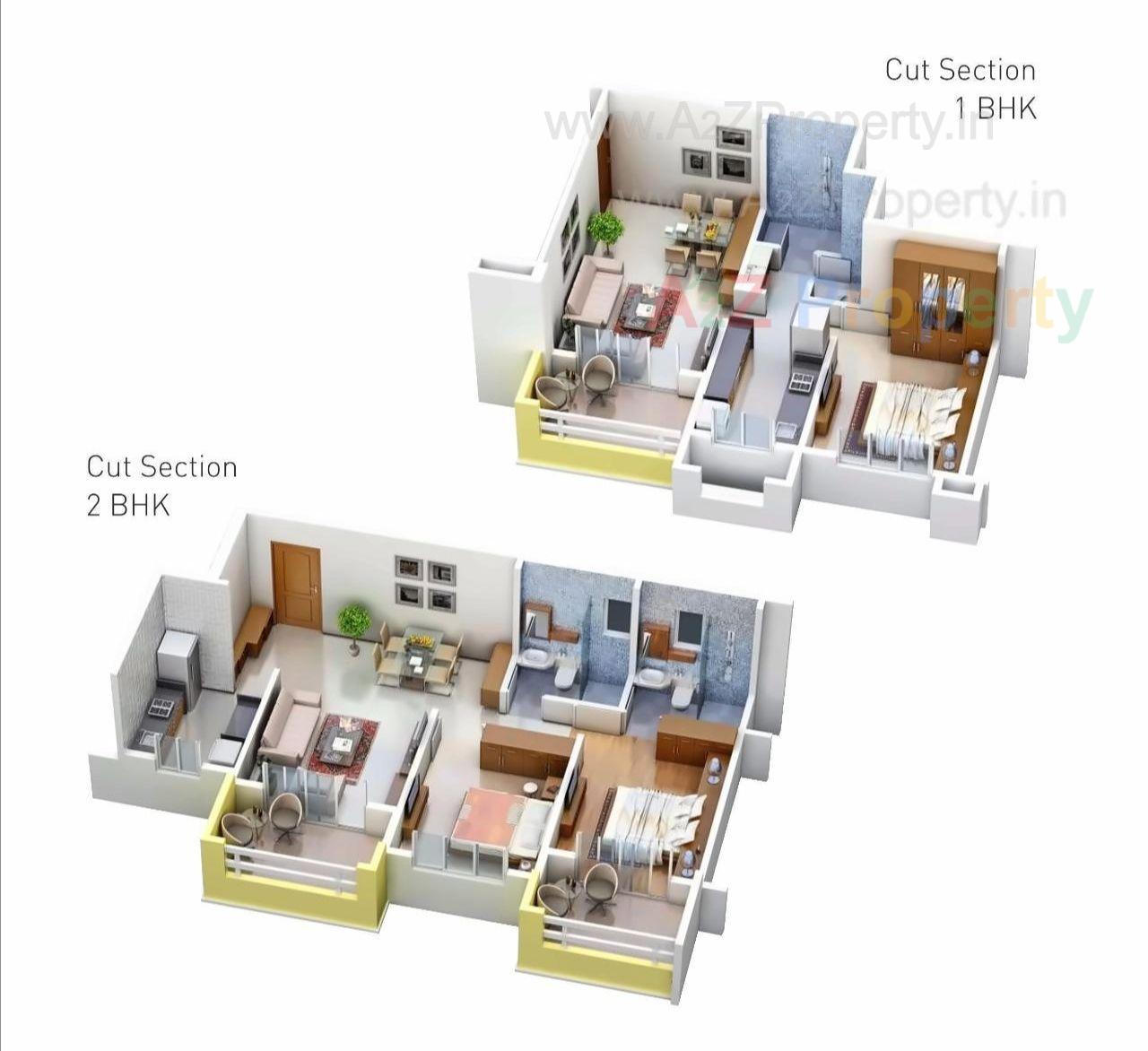 Layout of real estate project Ravikiran located at Pimpri-chinchawad-m-corp, Pune, Maharashtra