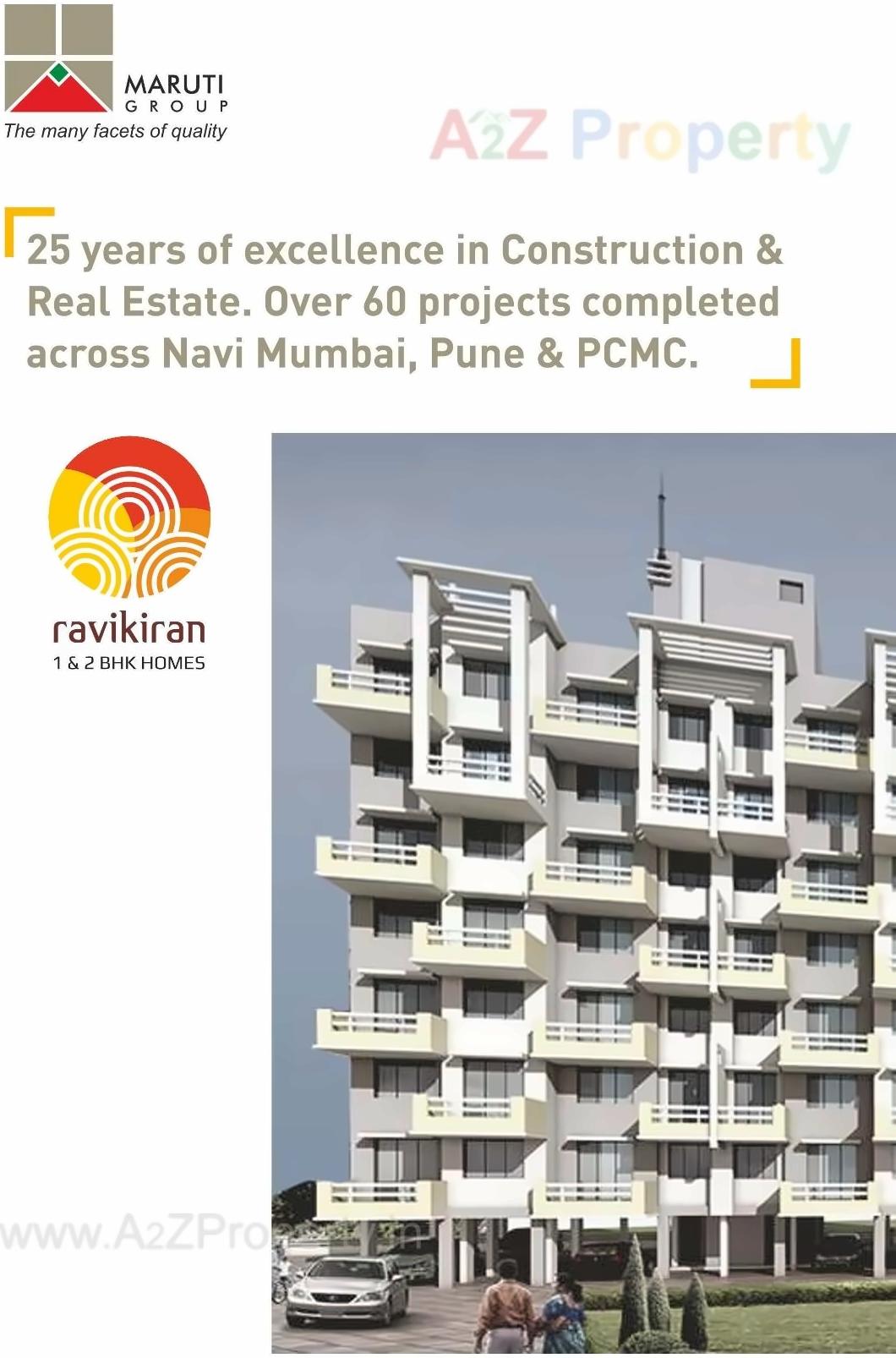 3D Elevation of real estate project Ravikiran located at Pimpri-chinchawad-m-corp, Pune, Maharashtra
