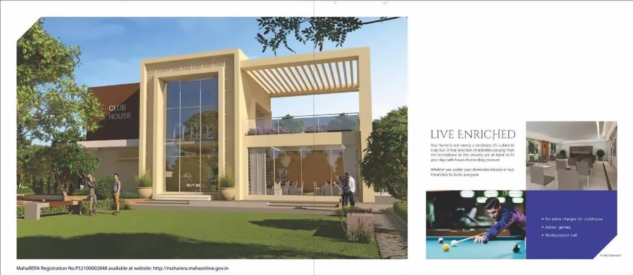 3D Elevation of real estate project Ravinanda Trinity located at Wagholi, Pune, Maharashtra