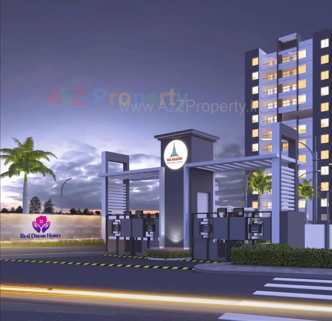 3D Elevation of real estate project Real Dream Homes located at Varale, Pune, Maharashtra