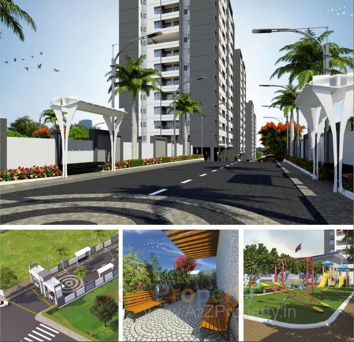 3D Elevation of real estate project Real Dream Homes located at Varale, Pune, Maharashtra