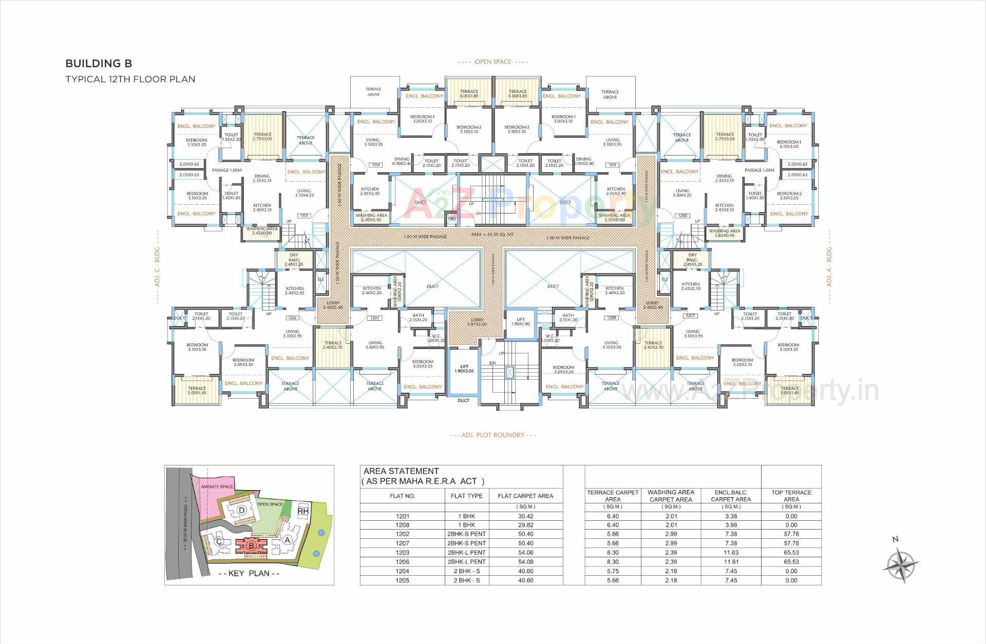 Layout of real estate project Red Earth located at Uravade, Pune, Maharashtra