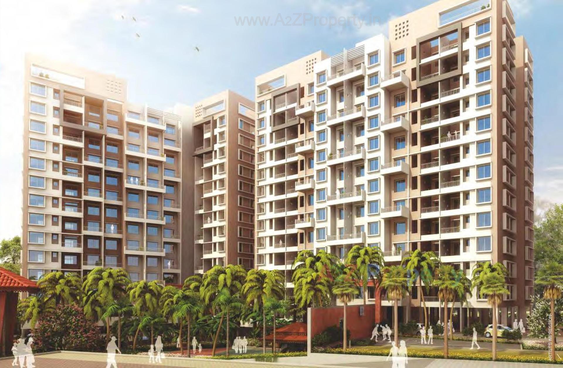 3D Elevation of real estate project Red Earth located at Uravade, Pune, Maharashtra