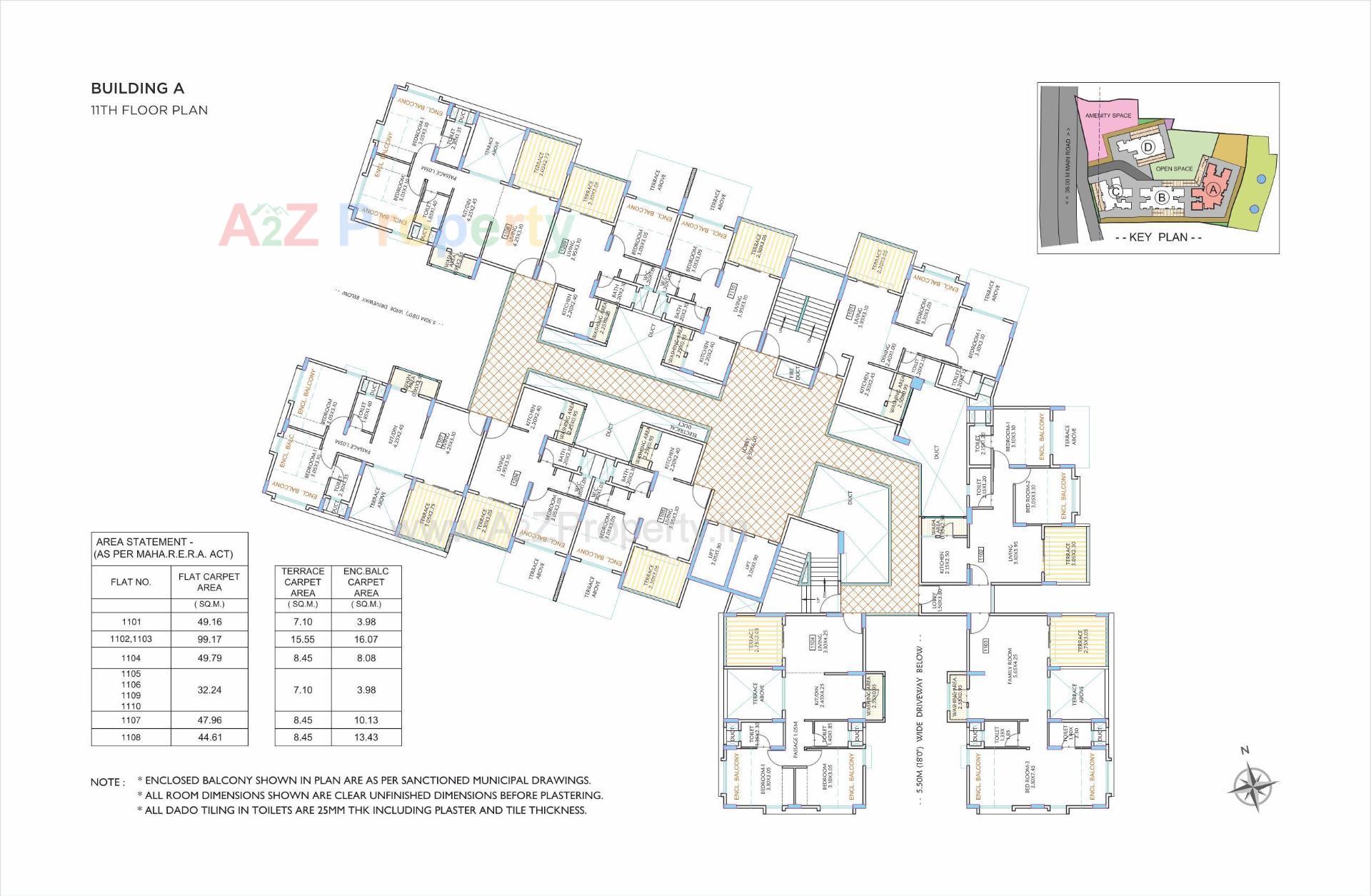 Layout of real estate project Red Earth located at Uravade, Pune, Maharashtra
