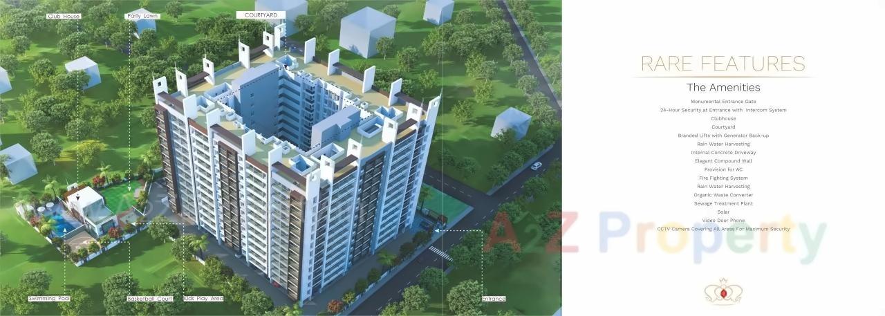 3D Elevation of real estate project Regalia located at Dhanori, Pune, Maharashtra