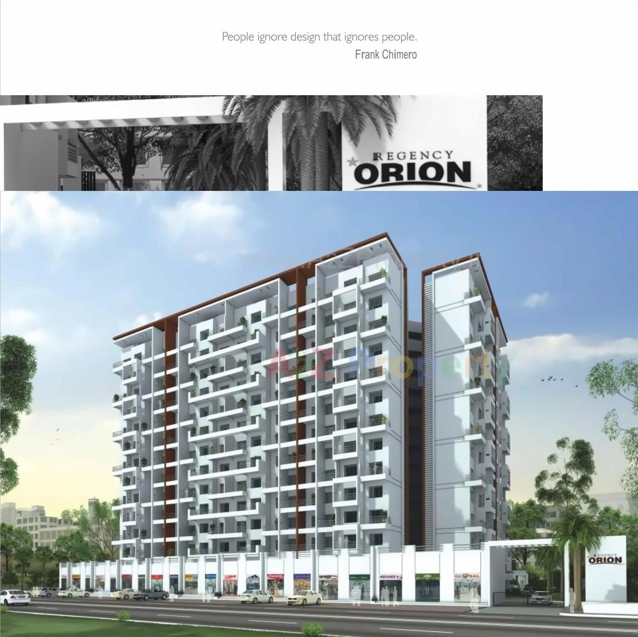3D Elevation of real estate project Regency Orion located at Pune-m-corp, Pune, Maharashtra