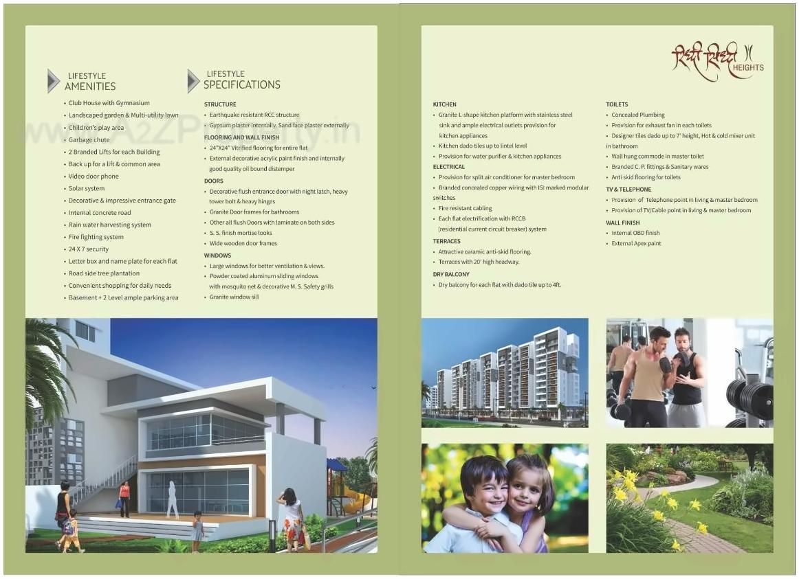  of real estate project Riddhi Siddhi Heights located at Wakad, Pune, Maharashtra