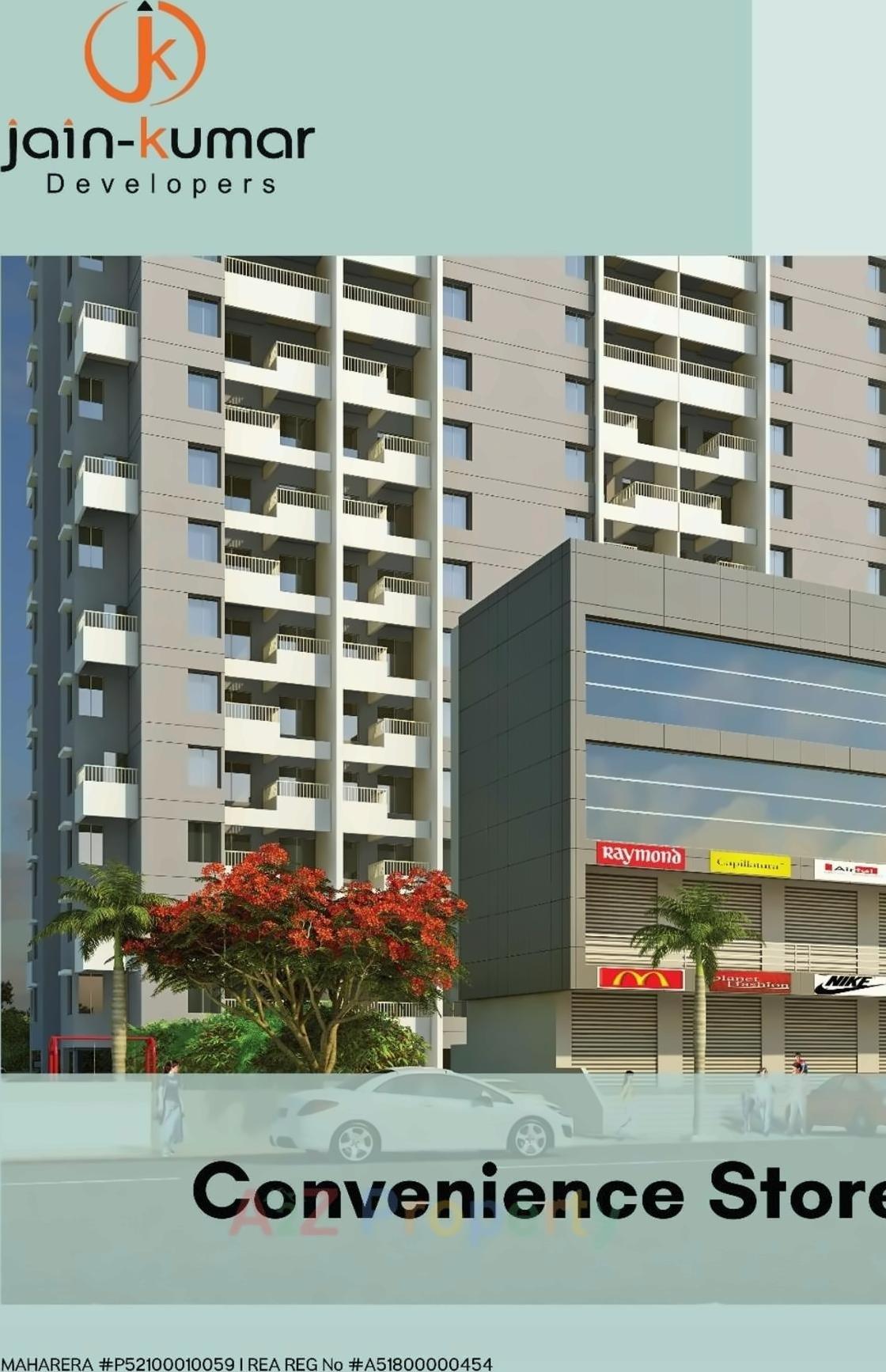 3D Elevation of real estate project Rio Greens located at Kasarsai, Pune, Maharashtra