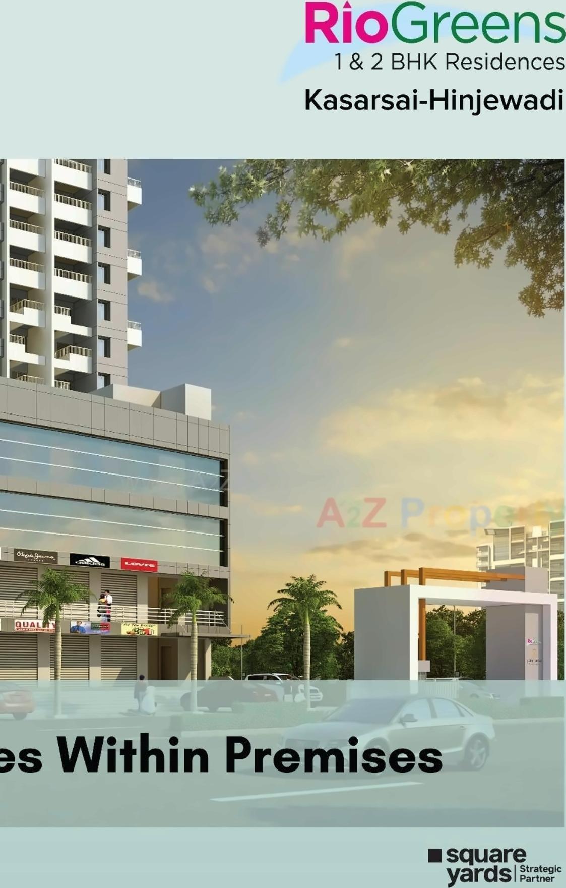 3D Elevation of real estate project Rio Greens located at Kasarsai, Pune, Maharashtra