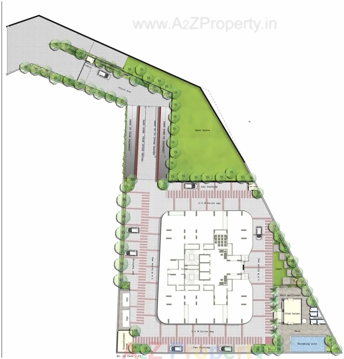 Layout of real estate project Riva located at Pisoli, Pune, Maharashtra
