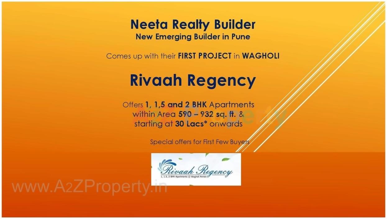  of real estate project Rivaah Regency located at Wagholi, Pune, Maharashtra