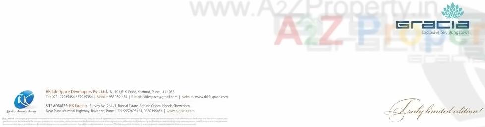  of real estate project Rk Gracia located at Bavadhan-bk, Pune, Maharashtra