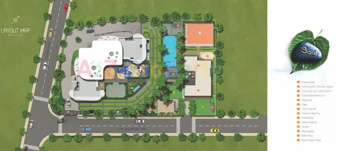 Layout of real estate project Rk Gracia located at Bavadhan-bk, Pune, Maharashtra