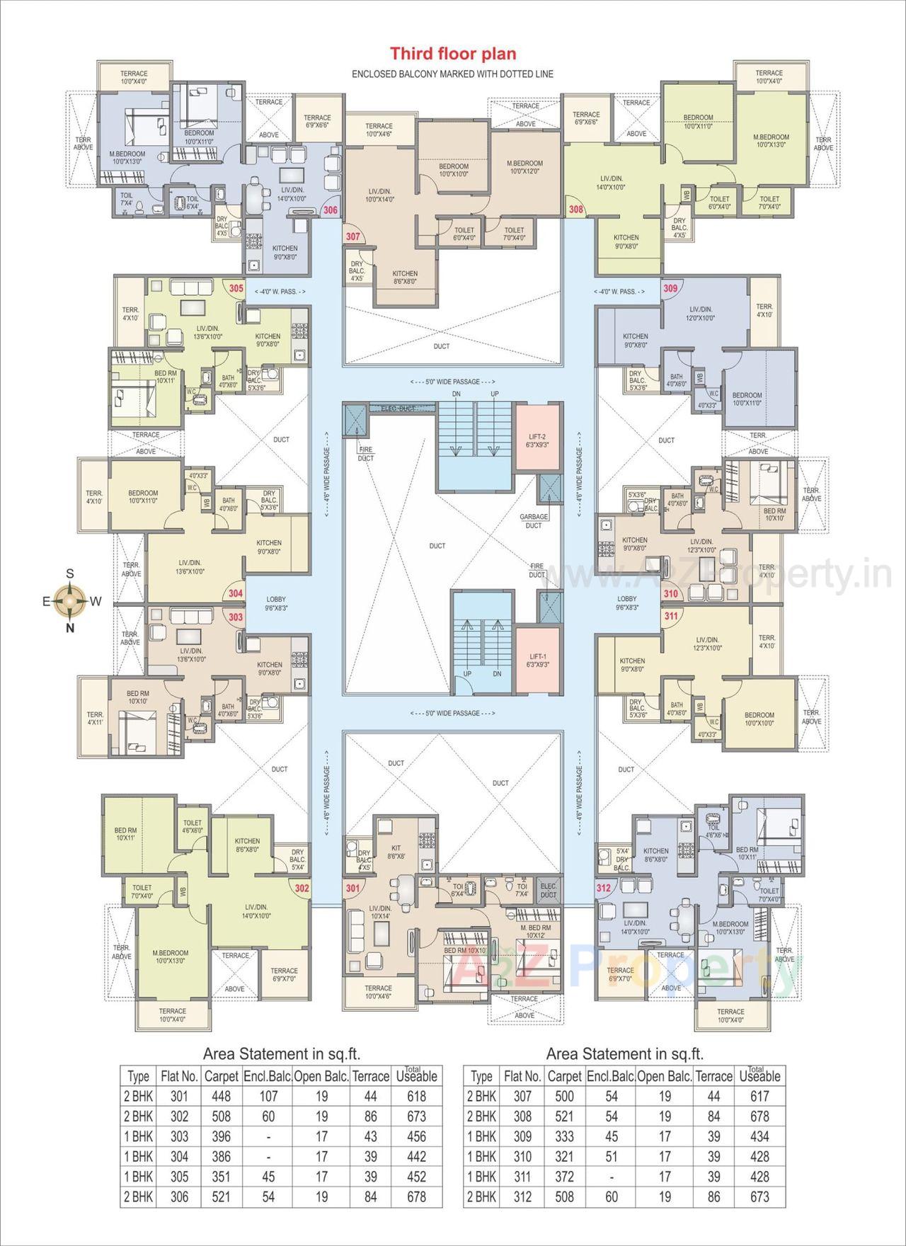 Floor Plans_rkl Anand_ph I 3 of real estate project Rkl Anand located at Pimpri-chinchawad-m-corp, Pune, Maharashtra