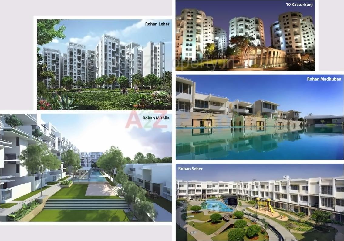 3D Elevation of real estate project Rohan Ishan A To 11 Floor located at Bavadhan-bk, Pune, Maharashtra