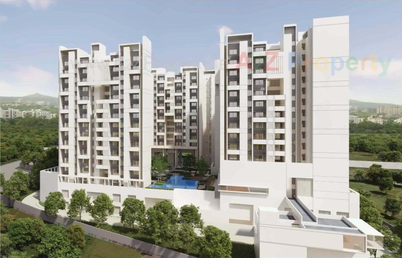 3D Elevation of real estate project Rohan Madhuban Ii located at Pune-m-corp, Pune, Maharashtra