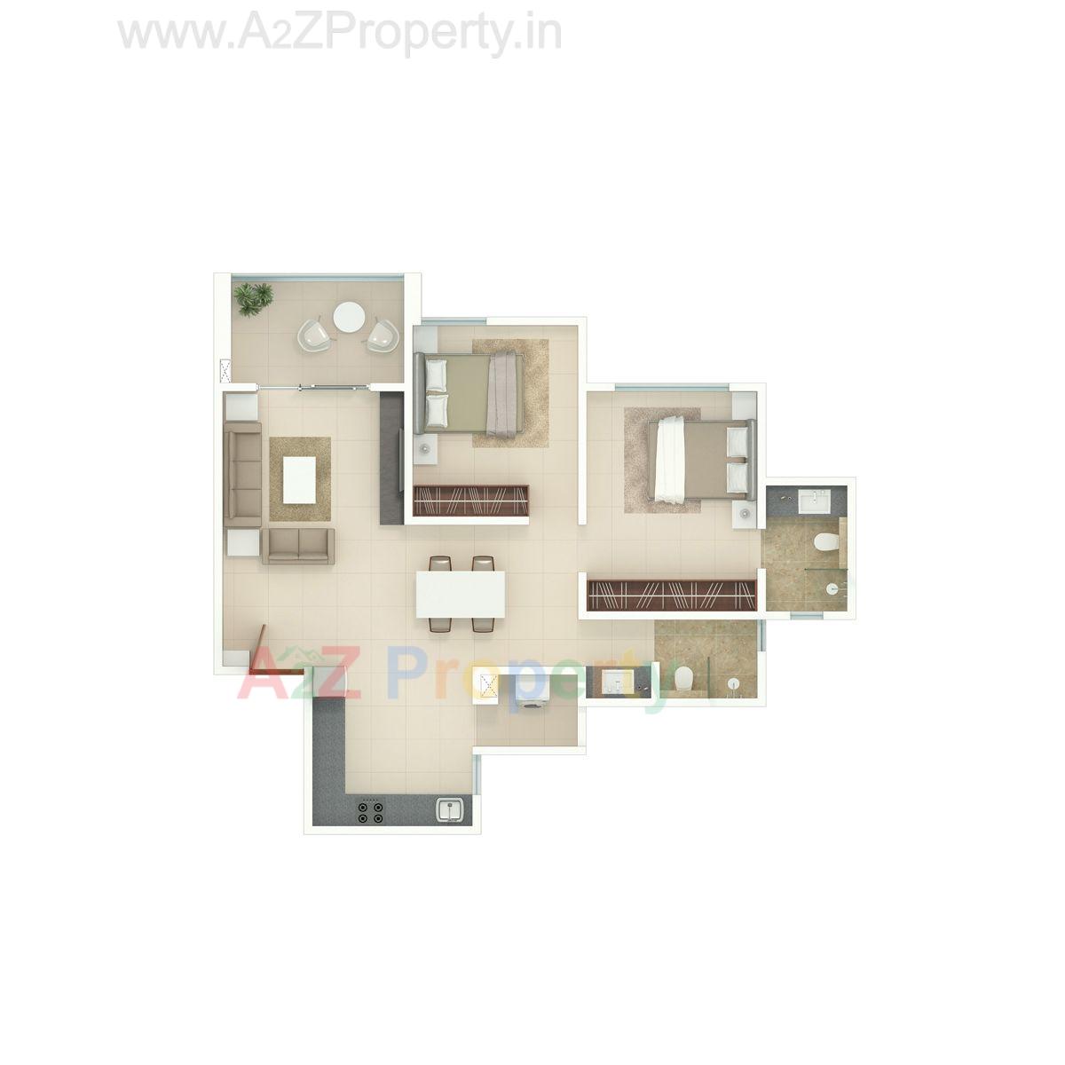 Rohan Madhuban Ii Typical 2 Bhk Floor Plans New of real estate project Rohan Madhuban Ii located at Pune-m-corp, Pune, Maharashtra