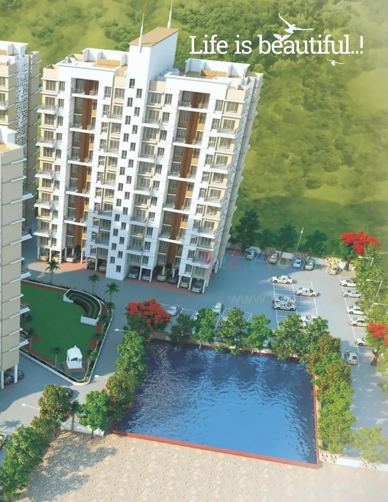 3D Elevation of real estate project Roshan One Wing C located at Varale, Pune, Maharashtra