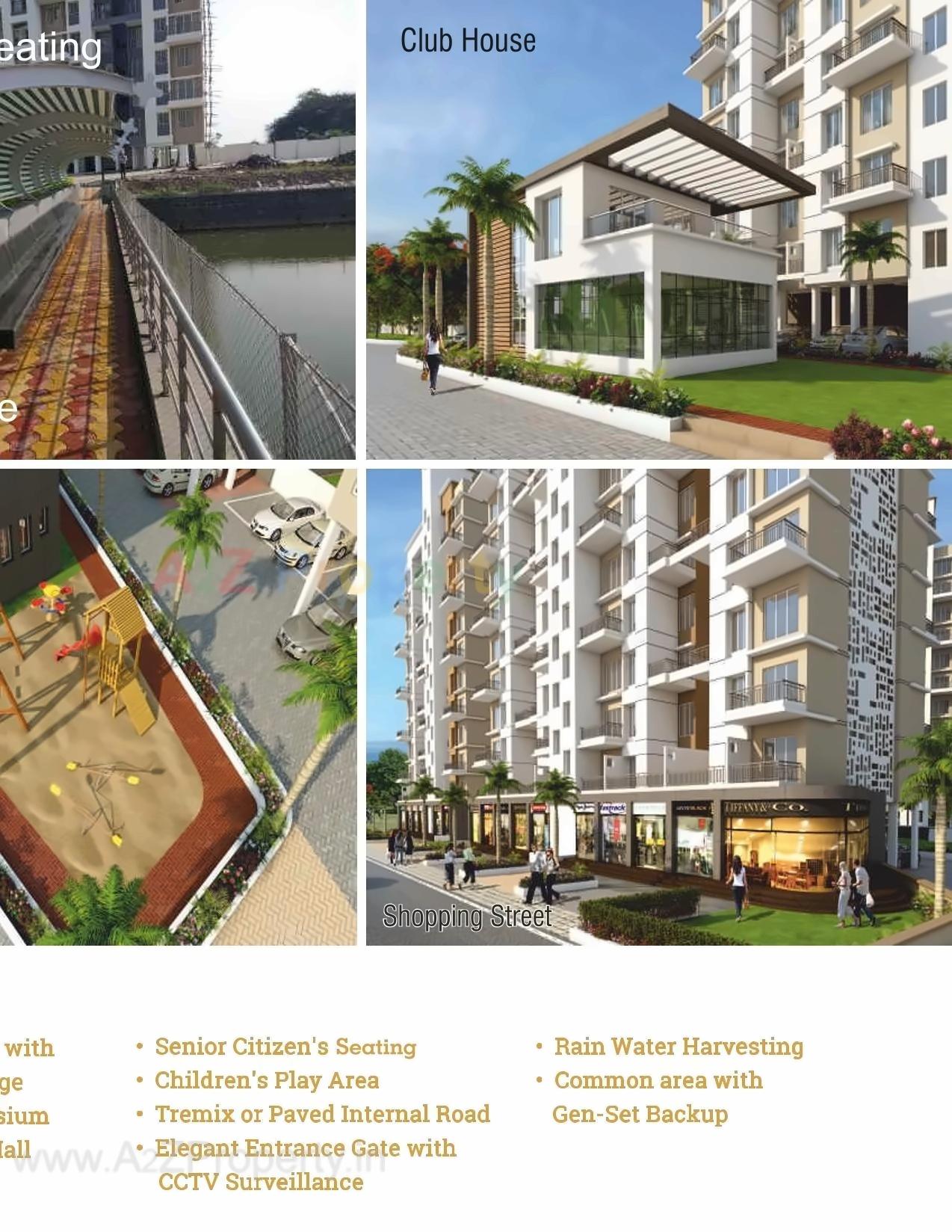 3D Elevation of real estate project Roshan One Wing C located at Varale, Pune, Maharashtra
