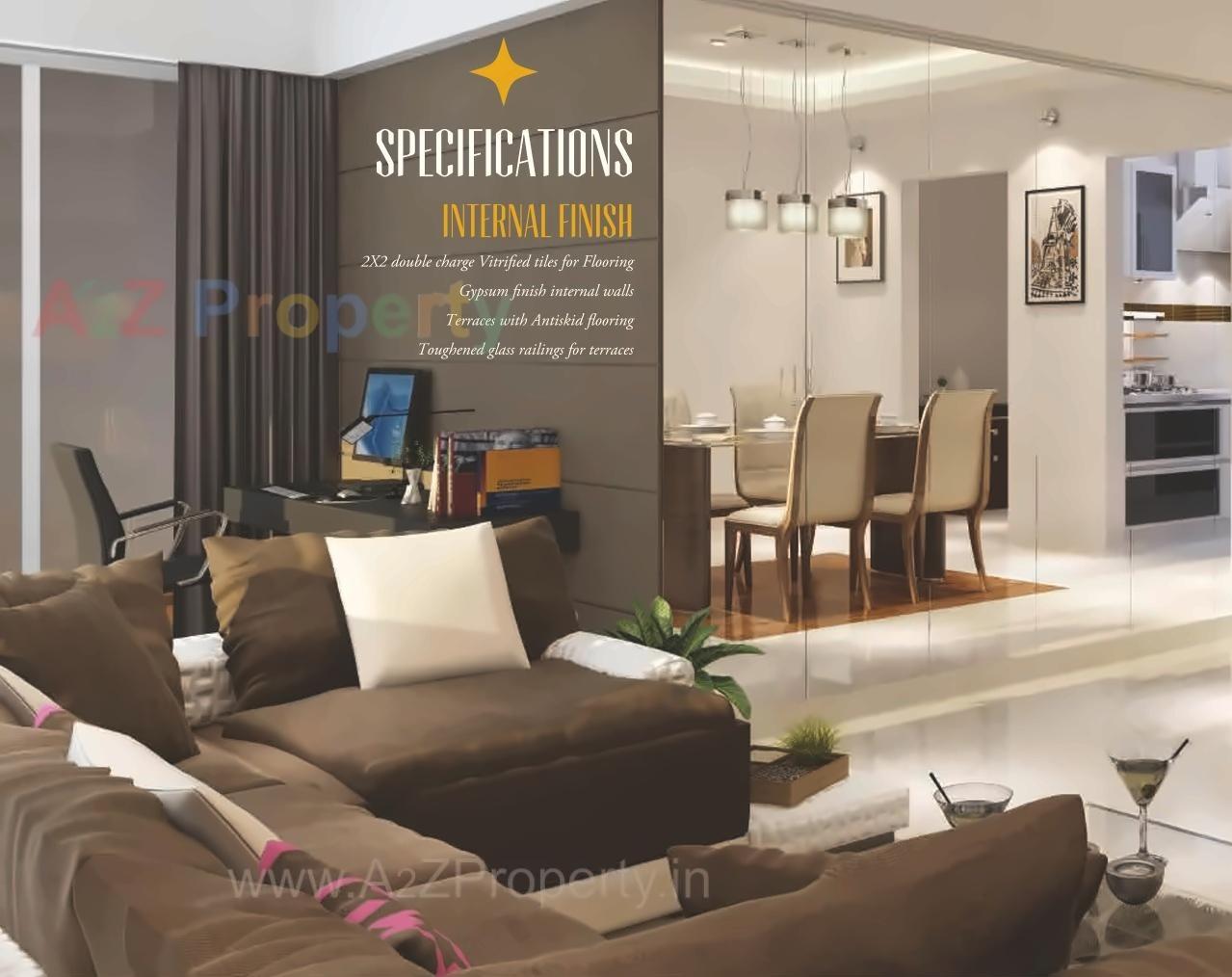 3D Elevation of real estate project Royal Entrada located at Wakad, Pune, Maharashtra