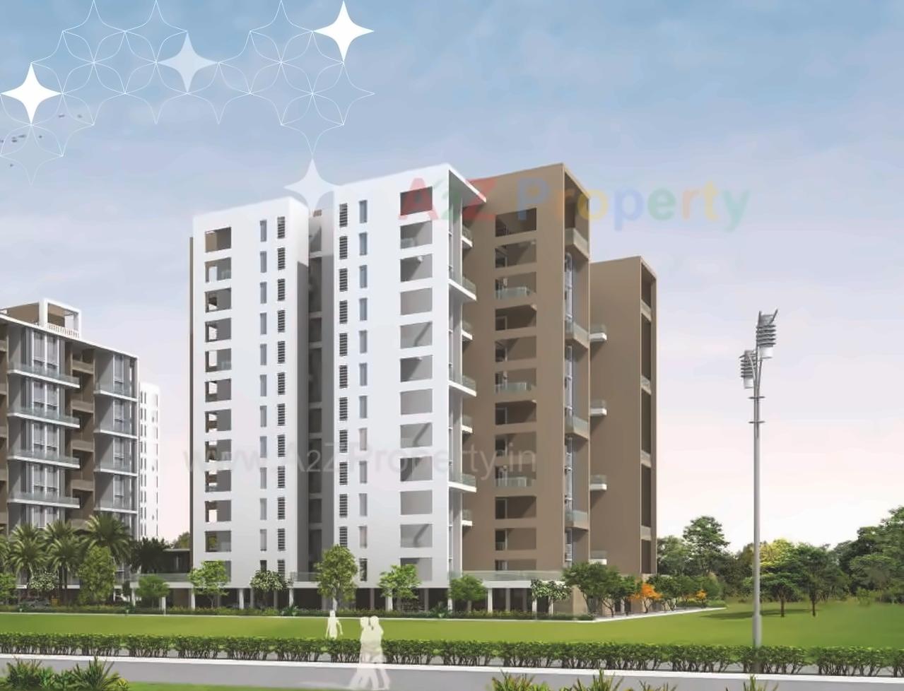 3D Elevation of real estate project Royal Entrada located at Wakad, Pune, Maharashtra