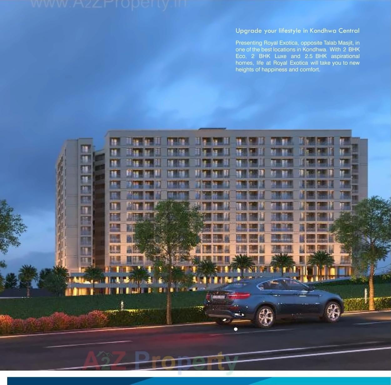 3D Elevation of real estate project Royal Exotica located at Kondhwa-bk, Pune, Maharashtra