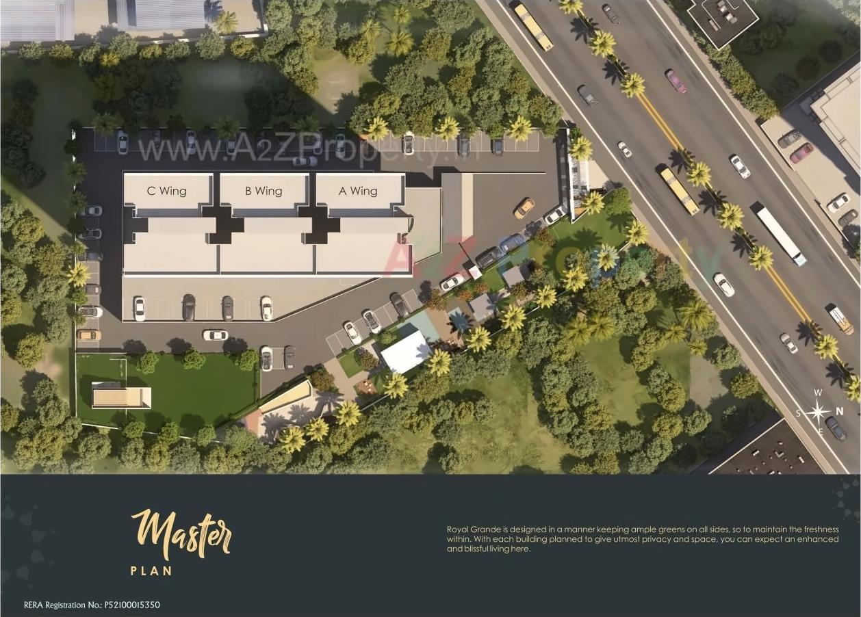 3D Elevation of real estate project Royal Grande located at Wakad, Pune, Maharashtra