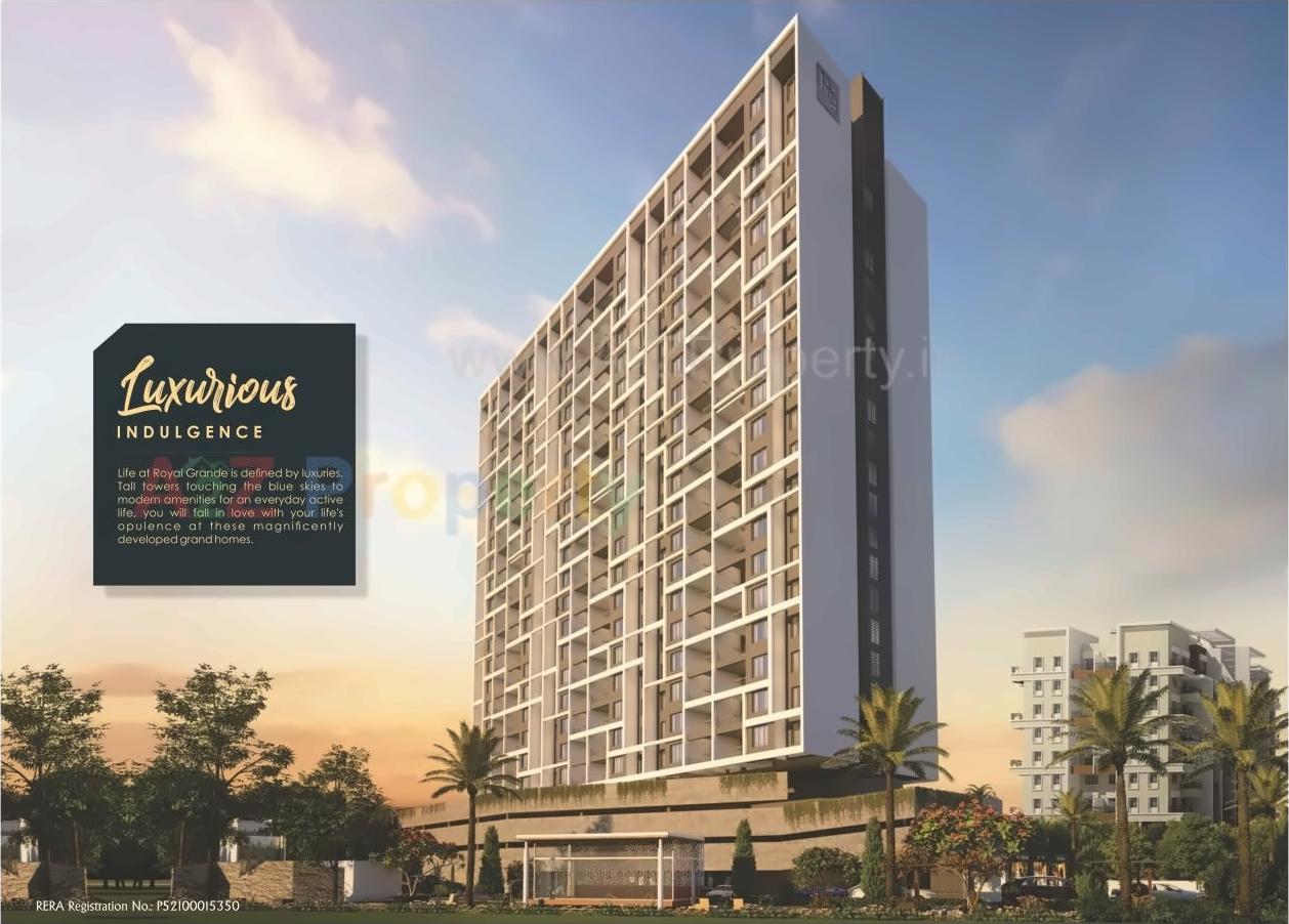 3D Elevation of real estate project Royal Grande located at Wakad, Pune, Maharashtra