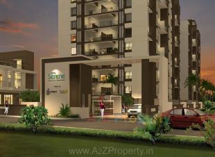 Elevation of real estate project Royal Serene located at Mahalunge, Pune, Maharashtra