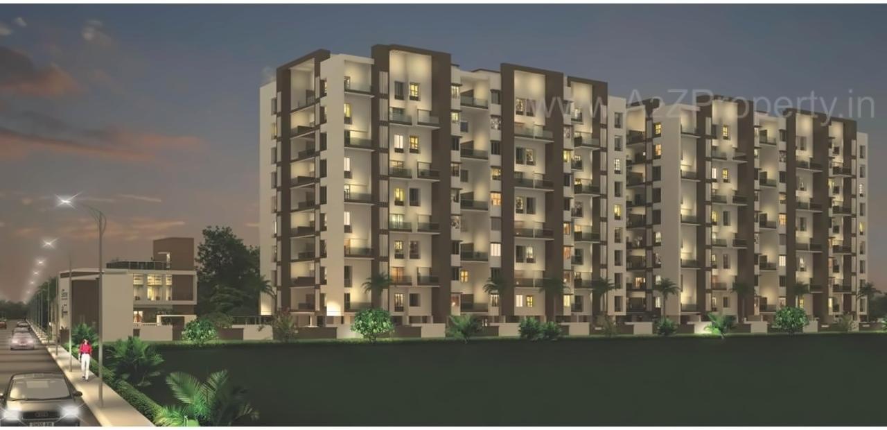 3D Elevation of real estate project Royal Serene located at Mahalunge, Pune, Maharashtra