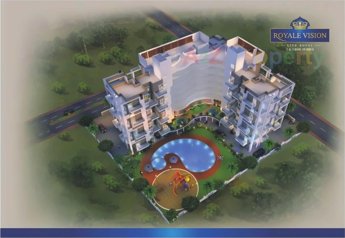 3D Elevation of real estate project Royale Vision located at Pimpri-chinchawad-m-corp, Pune, Maharashtra