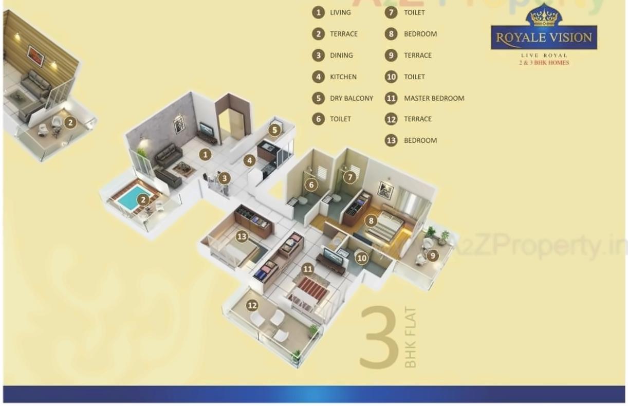  of real estate project Royale Vision located at Pimpri-chinchawad-m-corp, Pune, Maharashtra