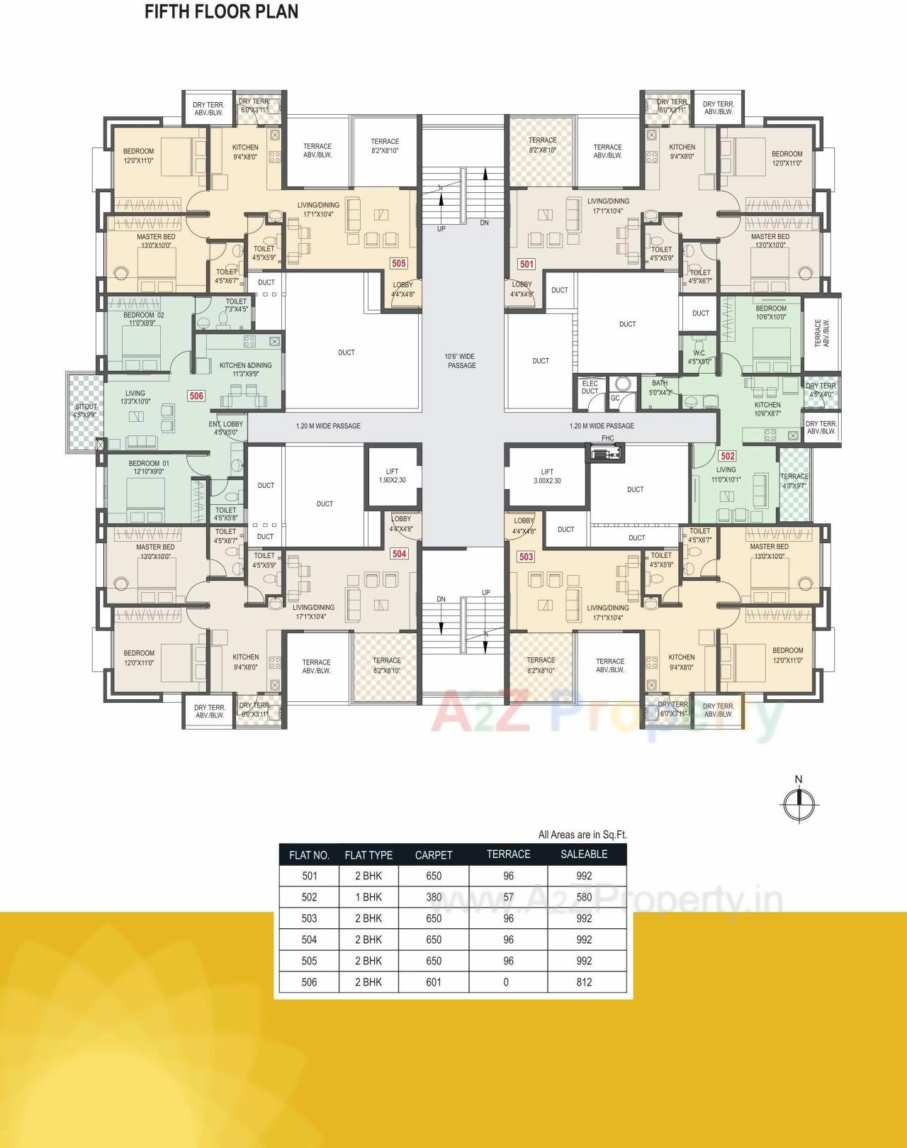 Layout of real estate project Rucha located at Punawale, Pune, Maharashtra