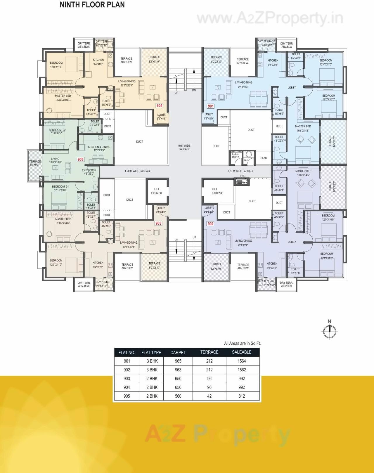 Layout of real estate project Rucha located at Punawale, Pune, Maharashtra