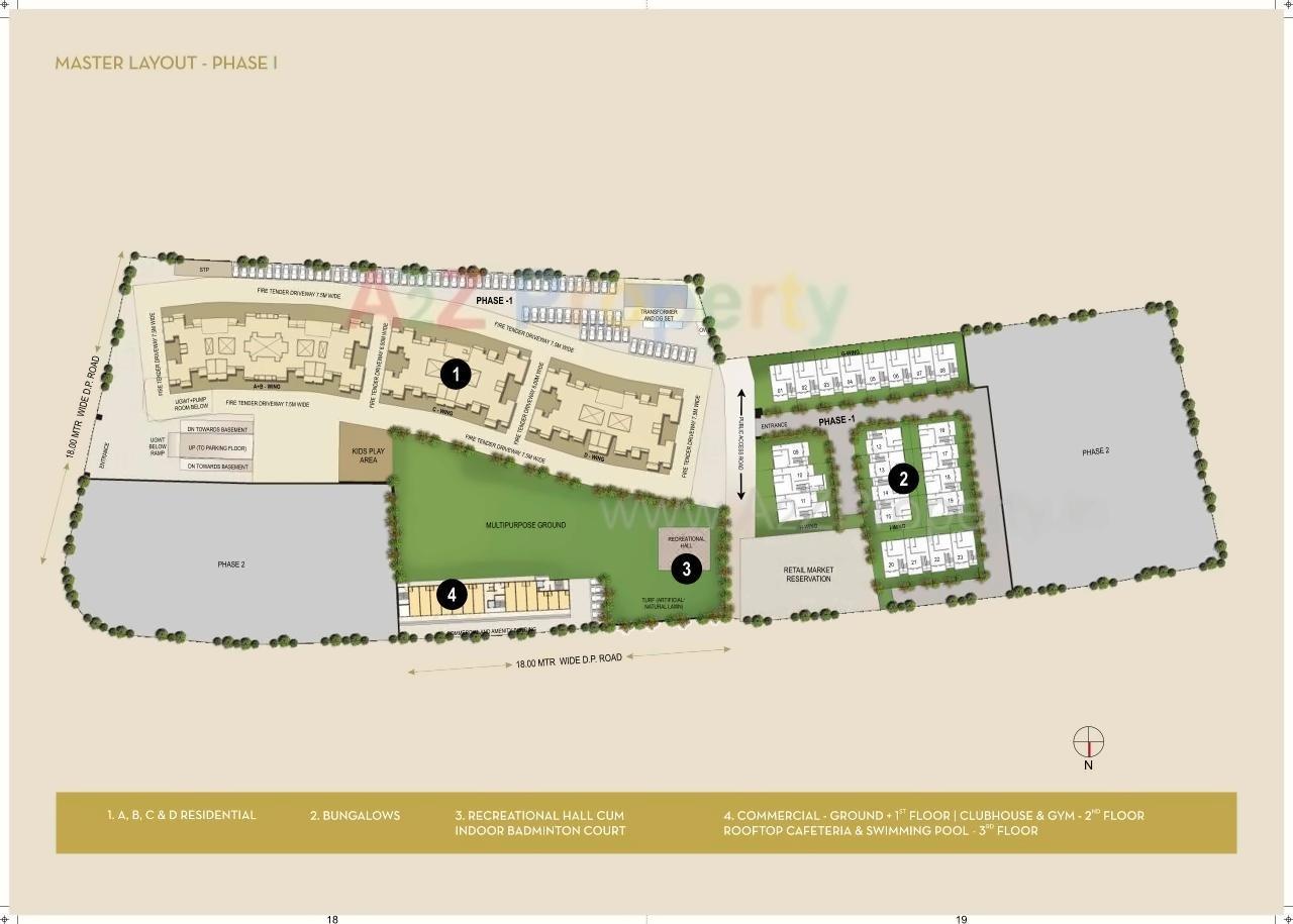 Layout of real estate project Runal Gateway  located at Pimpri-chinchawad-m-corp, Pune, Maharashtra