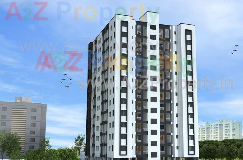 3D Elevation of real estate project Ruturang Shravan located at Parvati, Pune, Maharashtra