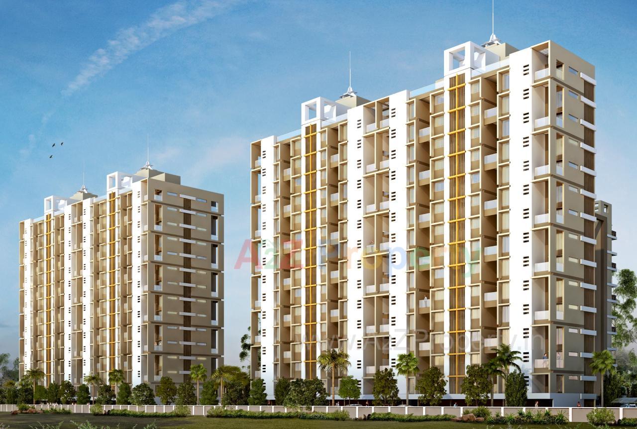 3D Elevation of real estate project Saarrthi Savvy Homes located at Hinjavadi-ct, Pune, Maharashtra