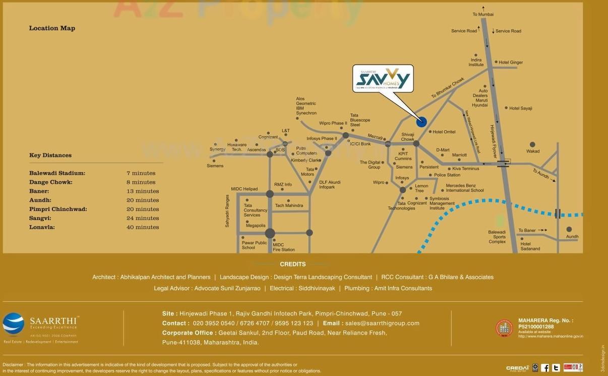  of real estate project Saarrthi Savvy Homes located at Hinjavadi-ct, Pune, Maharashtra