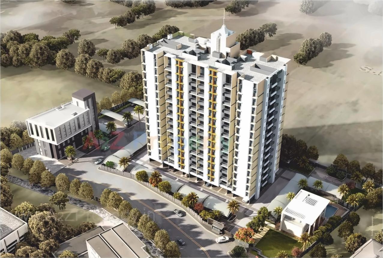 3D Elevation of real estate project Saarrthi Savvy Homes located at Hinjavadi-ct, Pune, Maharashtra