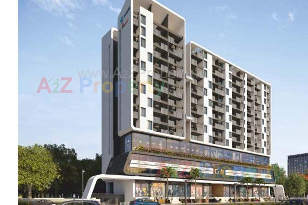 3D Elevation of real estate project Saarrthi Shivalik located at Kothrud, Pune, Maharashtra