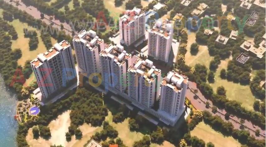 3D Elevation of real estate project Saarrthi Skybay located at Mahalunge, Pune, Maharashtra