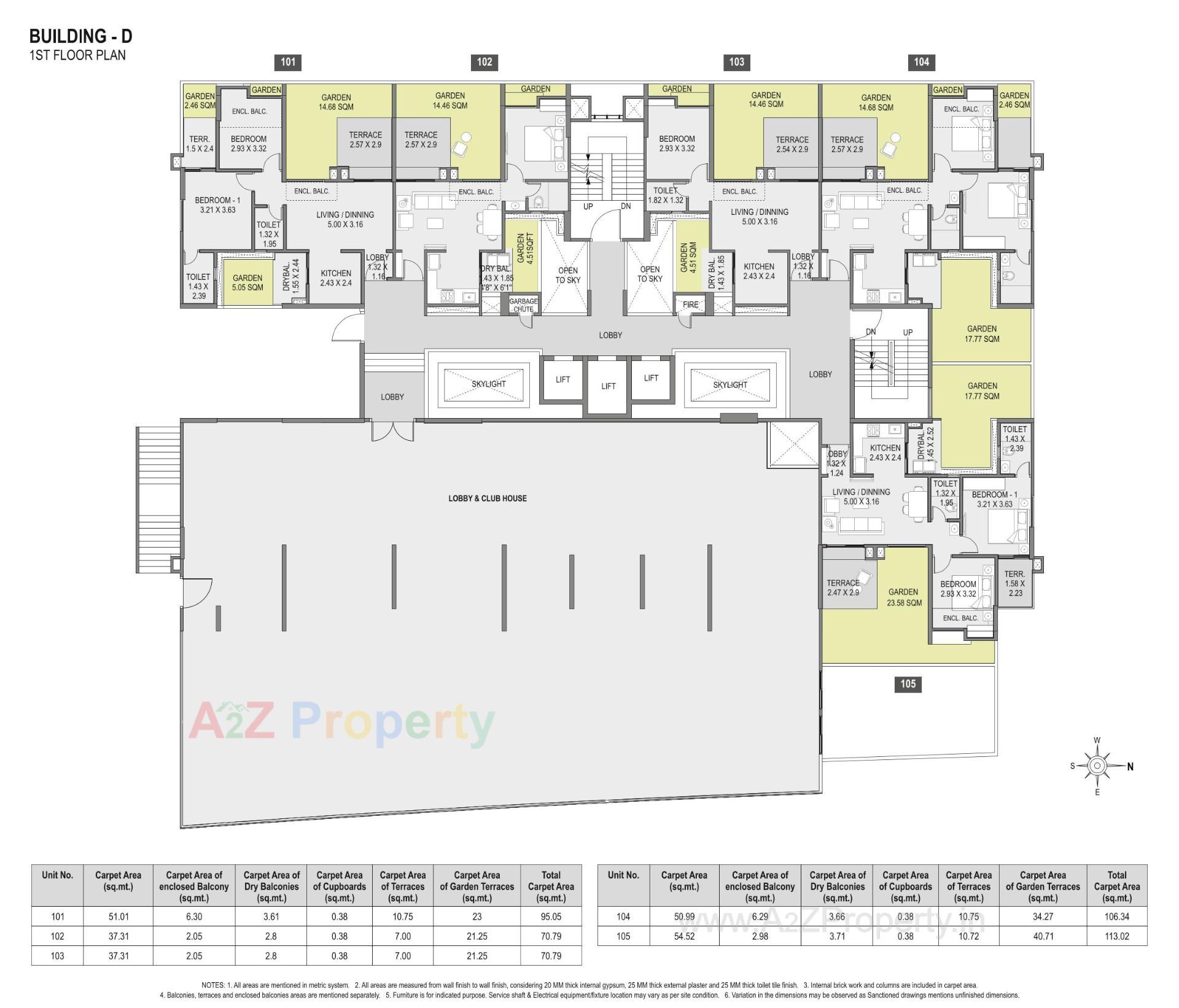 Layout of real estate project Saarrthi Skybay located at Mahalunge, Pune, Maharashtra