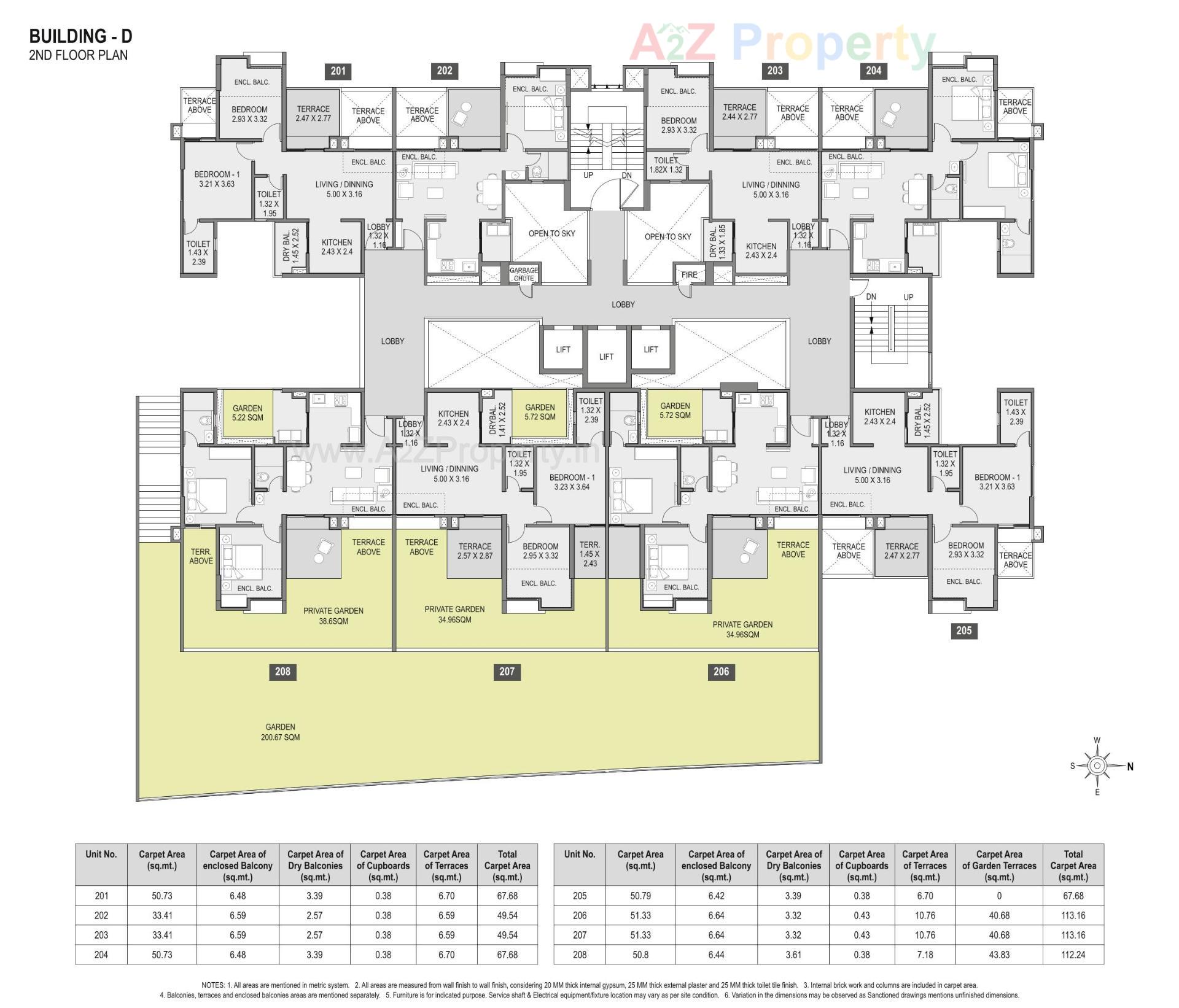 Layout of real estate project Saarrthi Skybay located at Mahalunge, Pune, Maharashtra