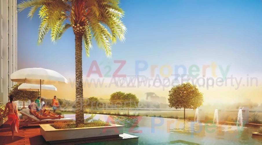 3D Elevation of real estate project Saarrthi Skybay located at Mahalunge, Pune, Maharashtra