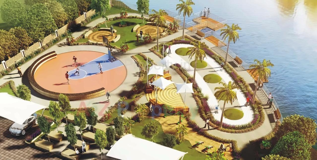 3D Elevation of real estate project Saarrthi Skybay located at Mahalunge, Pune, Maharashtra