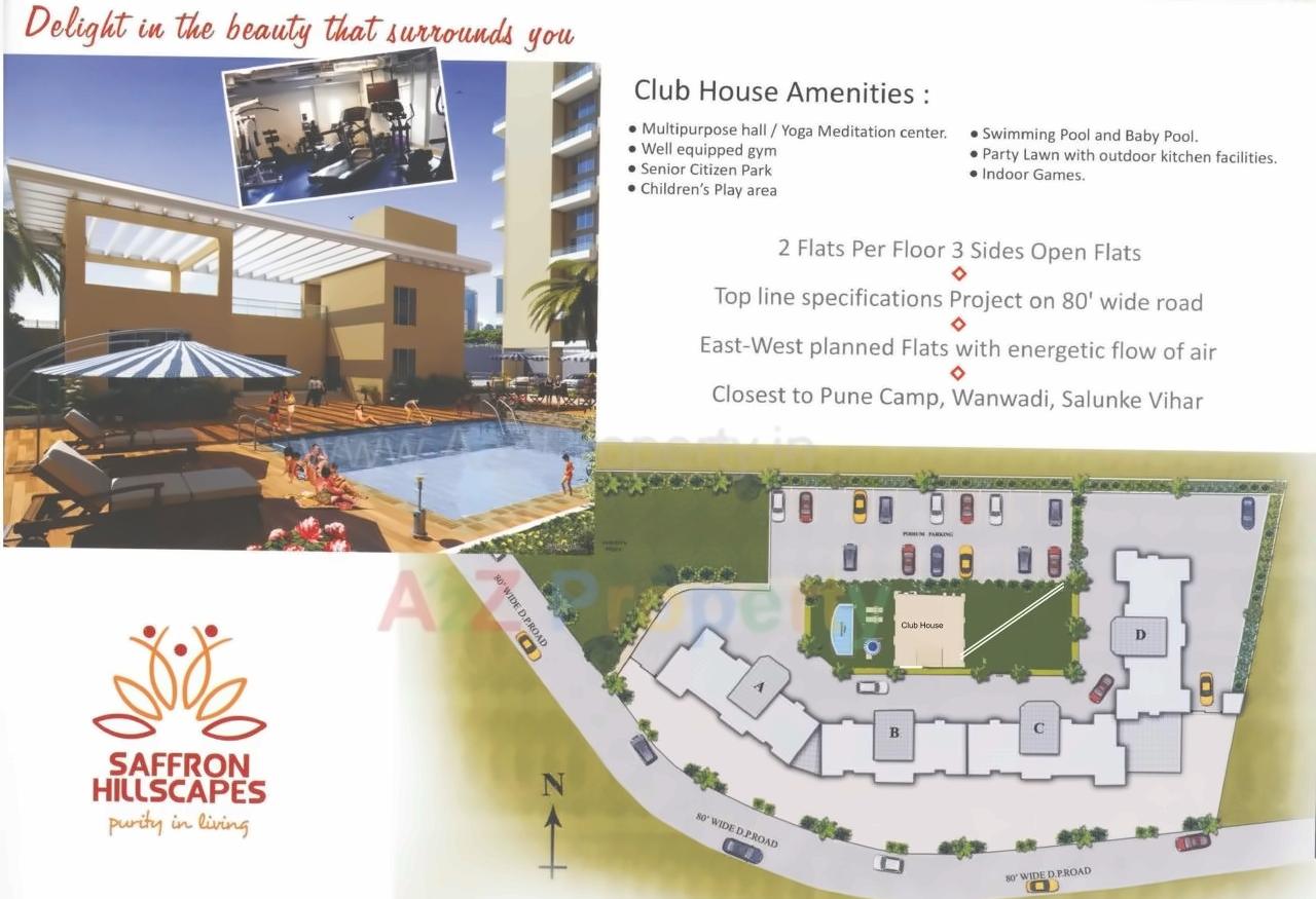  of real estate project Saffron Hillscapes located at Mohammadwadi, Pune, Maharashtra